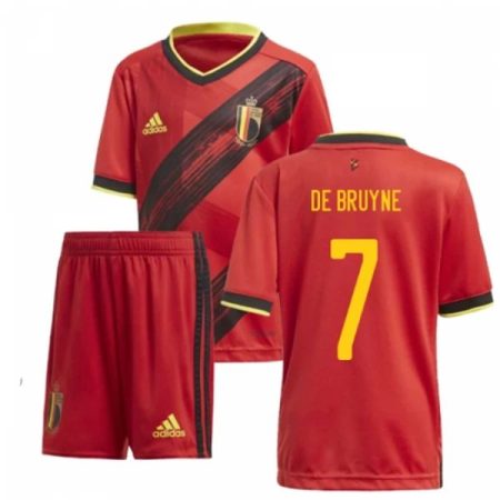 Camisolas de Futebol Bélgica Kevin De Bruyne 7 Criança Principal 2021